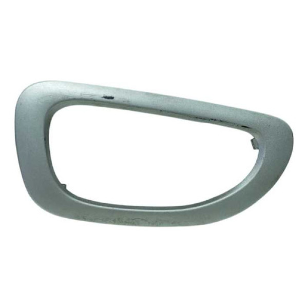 Moldura Maçaneta Interna Dianteira Direita Peugeot 307 2006 Preto Dianteira