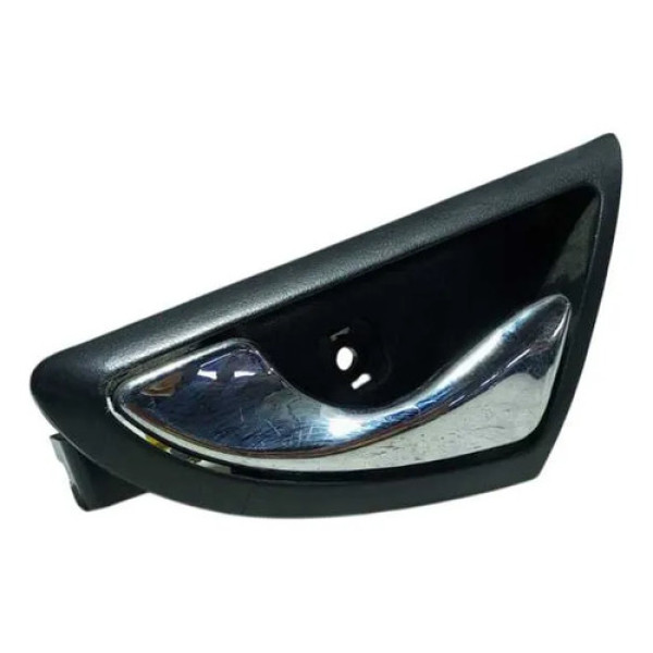 Maçaneta Interna Dianteira Esquerda Jac J3 2012. Prateado Dianteira