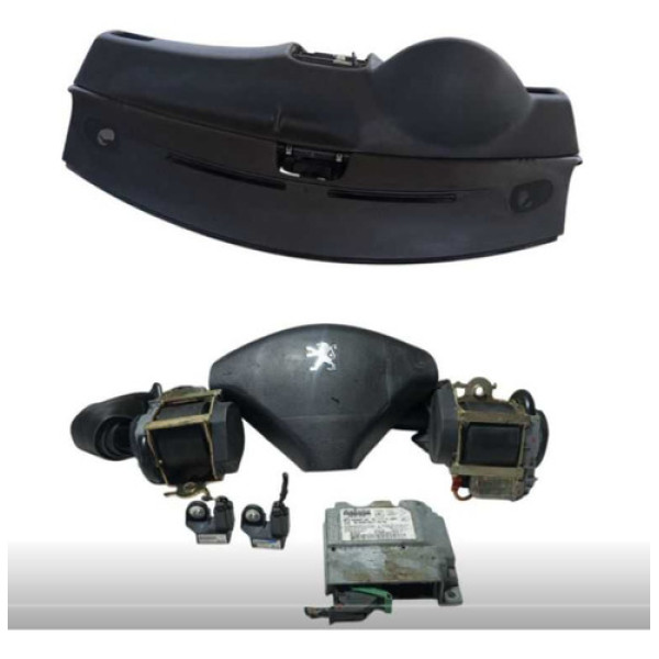 Painel Tabelier Peugeot 307 2006. Preto