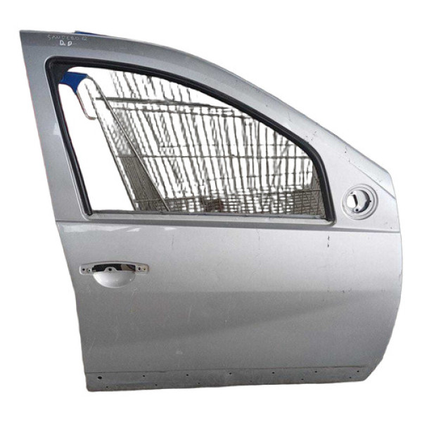 Porta Dianteira Direita Sandero 2009/2014 Com Friso