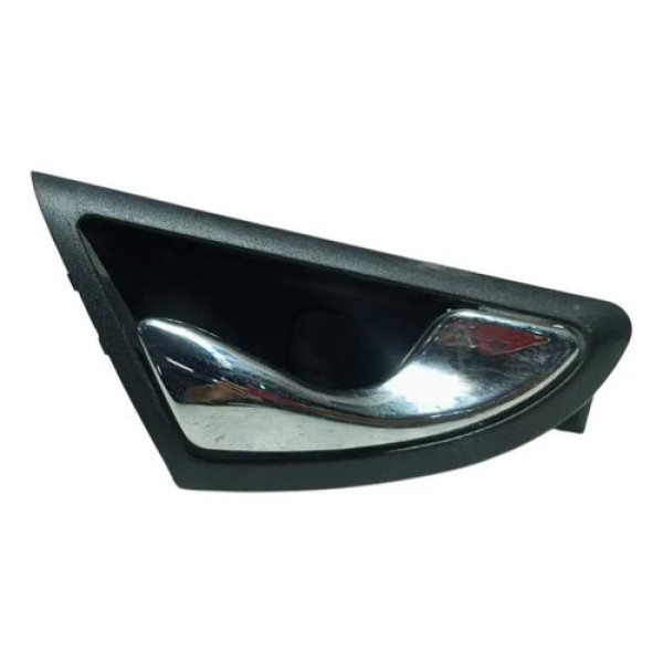 Maçaneta Interna Traseira Direita Jac J3 2012. Prateado Traseira