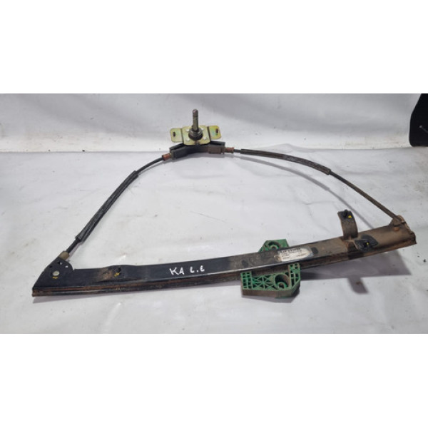 Maquina De Vidro Manual Dianteira Esquerda Ford Ka 2007