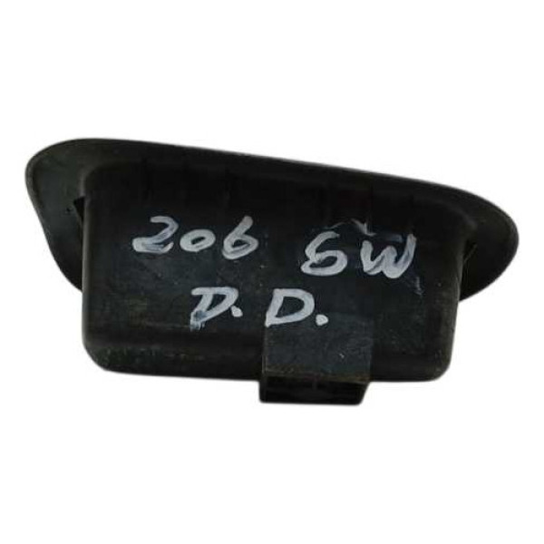 Puxador Porta Dianteiro Direito Peugeot 206 2003 Preto