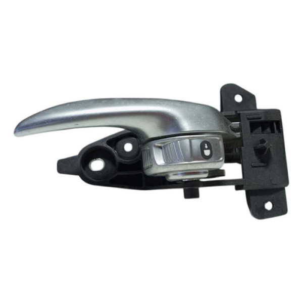 Maçaneta Interna Traseira Esquerda Jeep Renegade 1.8 2020. Prateado Traseira