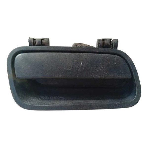Maçaneta Externa Traseira Esquerda Peugeot 206 207 Sw Preto Traseira