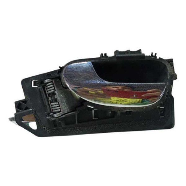 Maçaneta Interna Dianteira Esquerda Peugeot 307 2.0 16v 2006 Preto Dianteira