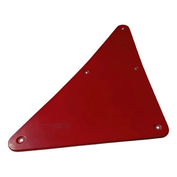 Acabamento Da Caçamba Esquerdo Peugeot Hoggar 2010 Vermelho