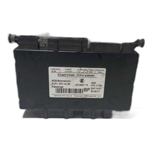 Módulo Central Bancos Mercedes Ml350 2008 Direito