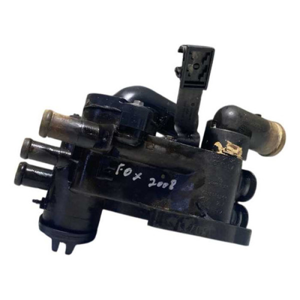 Carcaça Válvula Termostática Volkswagen Fox 2008.