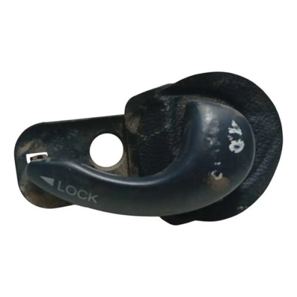 Maçaneta Interna Porta Traseira Direita Fiat Palio 1.5 1999 Preto Traseira