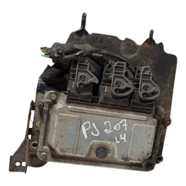 Módulo De Injeção C/suporte Peugeot 207 1.4 2010 9666239580