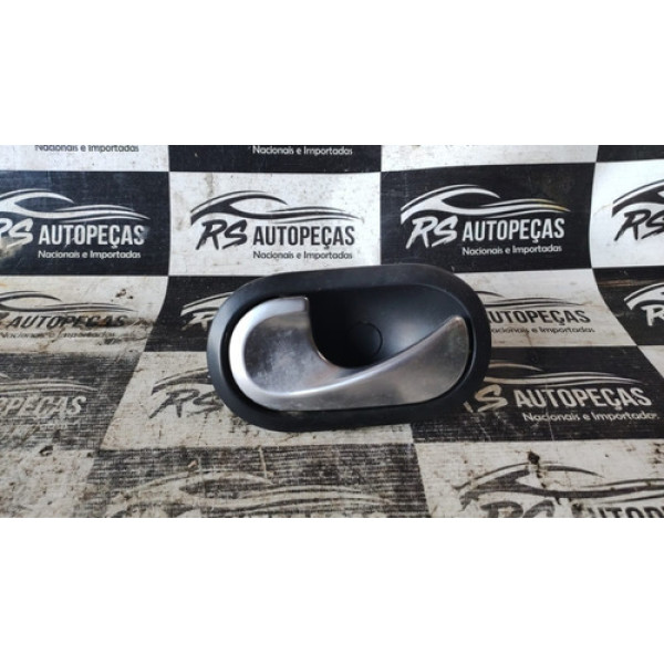 Maçaneta Interna Lado Esquerdo Renault Megane 06/13 Cx31 Preto Dianteira/traseira
