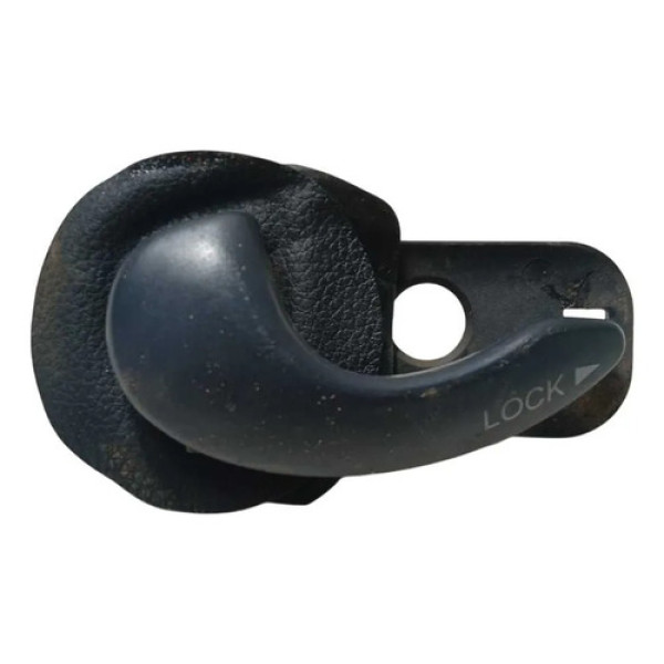 Maçaneta Interna Traseira Esquerda Fiat Palio 1.5 1999 Preto Traseira