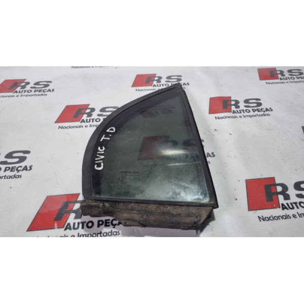 Vidro Fixo De Porta Lateral Traseira Direito Civic 2000 Cx22