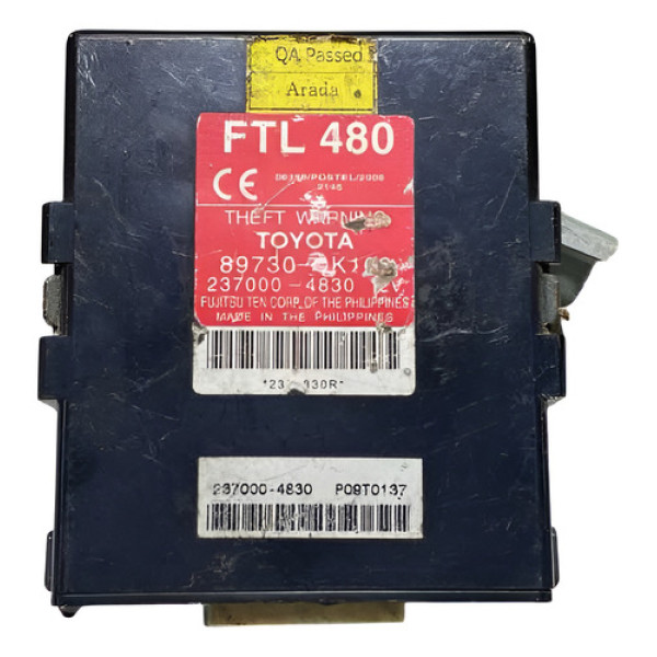 Módulo Central De Alarme Toyota Hilux.