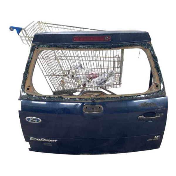 Tampa Traseira Ford Ecosport 2005. Azul-escuro