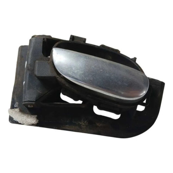 Maçaneta Interna Traseira Esquerda Peugeot 206 Sw 2007 Prateado Traseira
