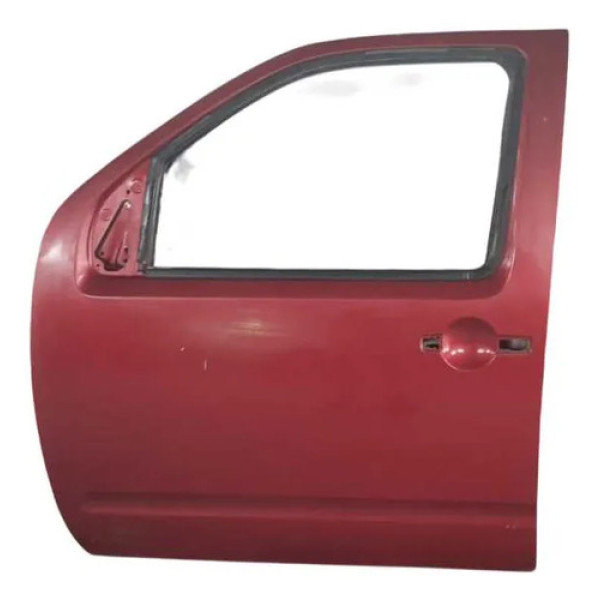Porta Dianteira Esquerda Nissan Frontier 2.5 2008/2014. Dianteira Esquerda Vermelho
