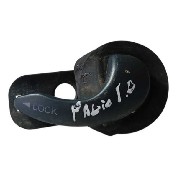 Maçaneta Interna Traseira Direita Fiat Palio 1997 Preto Traseira