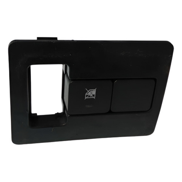 Moldura Com Botao Trava Vidro C3 Picasso Aircross 2010 Preto