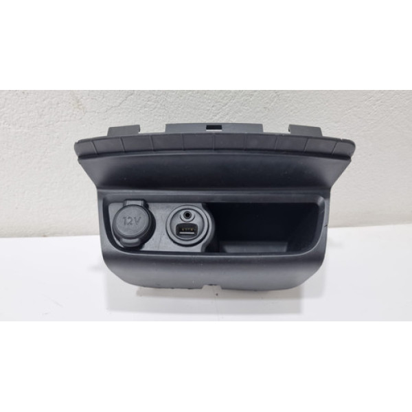 Moldura Saída 12v Peugeot 208 2008 Cx 36