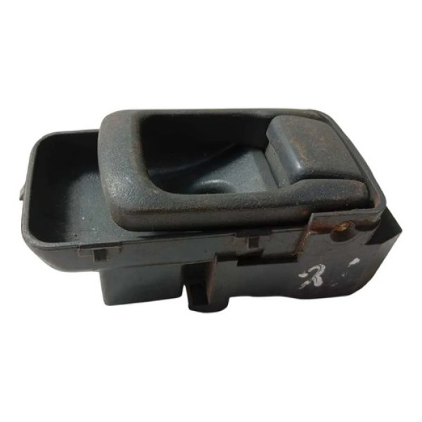 Maçaneta Interna Porta Dianteira Esquerda Nissan 2008/2010 Cinza-escuro Dianteira