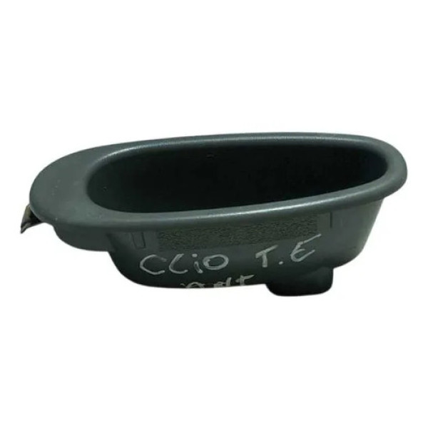 Puxador Porta Traseira Esquerda Renault Clio 2000/2012. Cinza